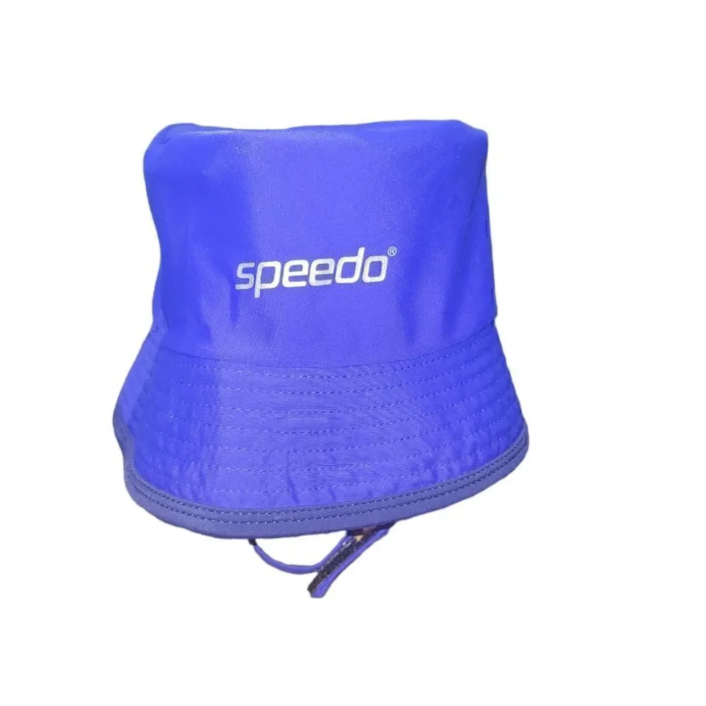 SPEEDO Toddler Boys UV Bucket Hat Blue Summer Sun Hat S/M